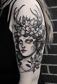 Bigbend Forest Girl -tatuointikuvio