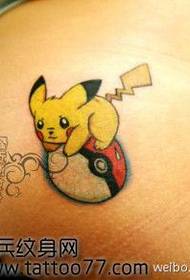 skönhet skinkor söt Pikachu tatuering mönster