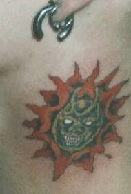Little Sun Devil Temporary Tattoo