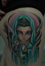 beauty buttocks cute Guanyin tattoo pictures
