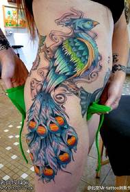 hip phoenix legend tattoo pattern