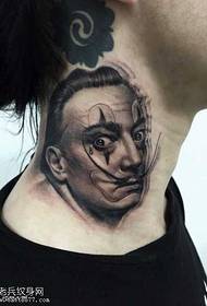 Neck Lida Tattoo Pattern