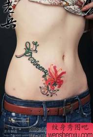 vrouw buik tatoeage foto multi-picture