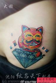 hip jedan Puno sretnih mačaka i dijamantskih tetovaža uzoraka