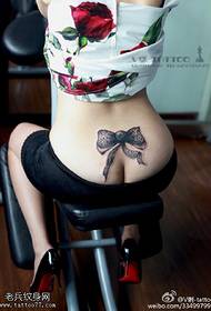 hip realistic butterfly tattoo pattern