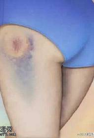 hip art bruise tattoo pattern
