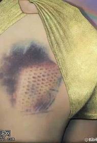 hip bruised tattoo pattern