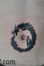 Moud schéin Bauch Totem Dragon Tattoo Muster