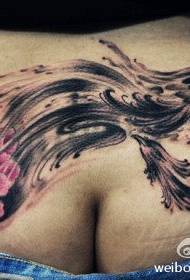 skönhet höft trend klassiska bläck Phoenix tatuering mönster