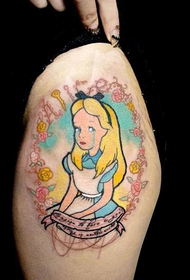 kāju krāsa raudoša meitene tetovējums modelis