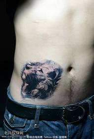 abdomen little cute lion tattoo works by the most Good tattoo sharing