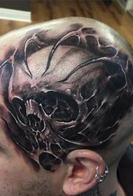 kapo 3D Eŭropo kaj Usono malhela tatuaje ŝablono