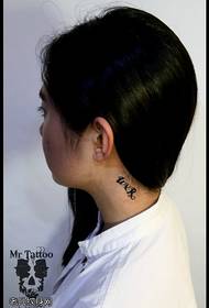 Vzor tetovania krku