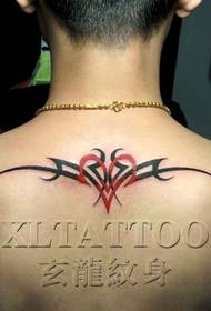A classic neck totem tattoo picture