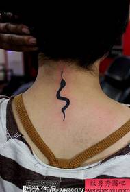 neck popular classic totem snake tattoo pattern