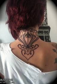 Neck Classic Totem Tattoo Pattern