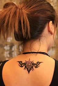 Neck Totem Tattoo Pattern