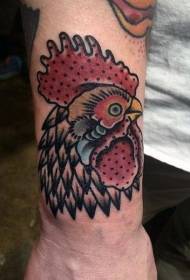 pergelangan tangan warna ayam pola tato