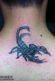 handsome cool scorpion tattoo pattern