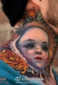 Realistické 3D dětské tetování vzor