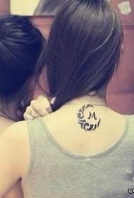 Slika za prikaz tetovaže priporoča dekletom majhen vzorec tetovaže svežega totema