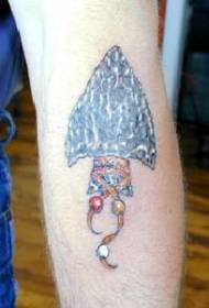 Patrón de tatuaje pintado de flecha de estilo indio