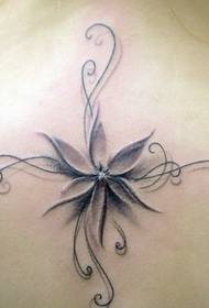 Neck Tattoo Pattern: Neck Flower Vine Tattoo Pattern