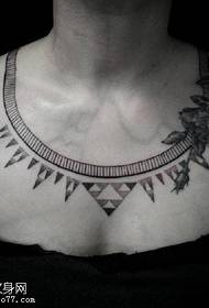 Tribal Collar Tattoo Patroon