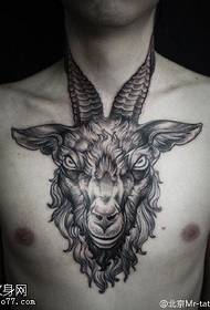 Goat Tattoo Tsarin kan Neck
