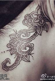 traditional tattoo beautiful flower vine tattoo pattern 33029-Beautiful Indian elephant god tattoo pattern
