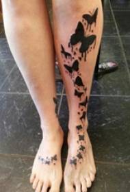 Tattoo noge pattern seksi noga tattoo pattern
