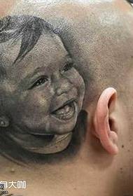 κεφάλι μοτίβο τατουάζ παιδί