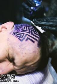 head classic totem tattoo pattern