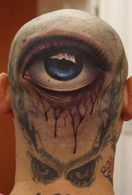 ćelava tetovaža očiju ličnosti muške glave