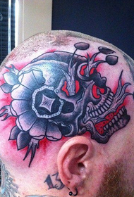 επικεφαλής τάση δροσερό ένα τατουάζ 35462 - Τατουάζ τατουάζ της προσωπικότητας εγκεφάλου πίσω