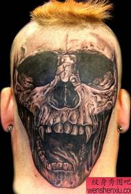 vzor tetování hlavy: obrázek vzoru evropských a amerických tetování