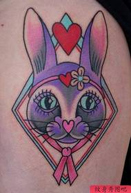 modello del tatuaggio del coniglio