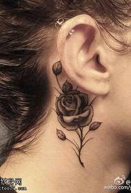 thorny rose tattoo tattoo pattern