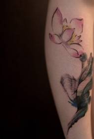 tele lepo barvo lotus naslikan tatoo vzorec 36207-noga risanka Mickey Mouse tattoo vzorec