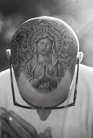 fej személyiség Szűz Mária tetoválás kép