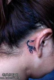 head scorpion totem tattoo pattern