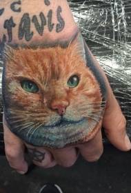 стиль руки рукою назад колір татуювання кіт головою