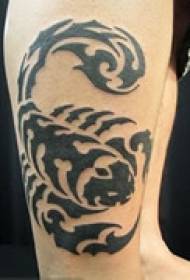 Animal Totem Leg Tattoo