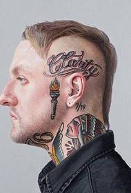 alternativna pretjerana tetovaža na glavi