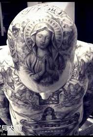 Head Madonna tattoo pattern