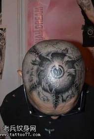 tetovanie hlavy horor očí