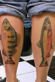 死鱼纹身图案