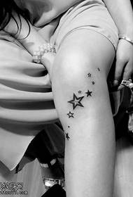 Pola Tattoo Star Knay Little Star