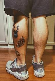 collu di vitellu left modelu alternativu di tatuaggi di colpu
