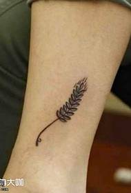Bein Weizen Tattoo Muster